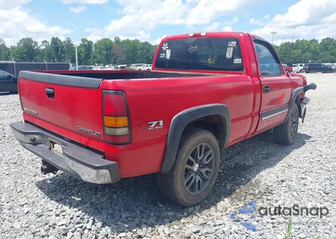 2004 Chevrolet Silverado 1500 Z71 из США, поврежденный, VIN 1GCEK14T44Z247050